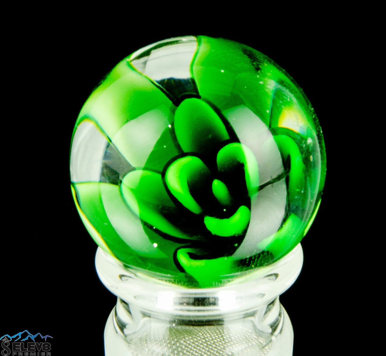 Soft Glass Flower Marble #1